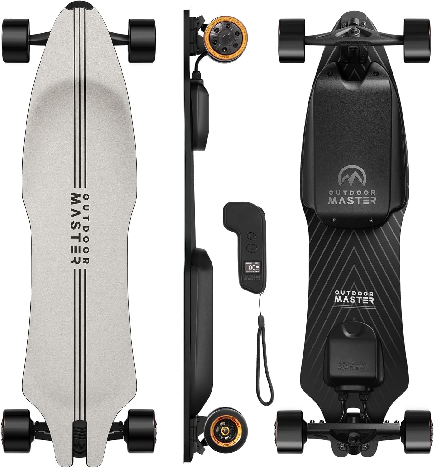 Caribou Electric Skateboard 32 MPH, 26 Mile Range, Dual 1000W Motors, Longboard for Adults & Teens, 6-Month Warranty