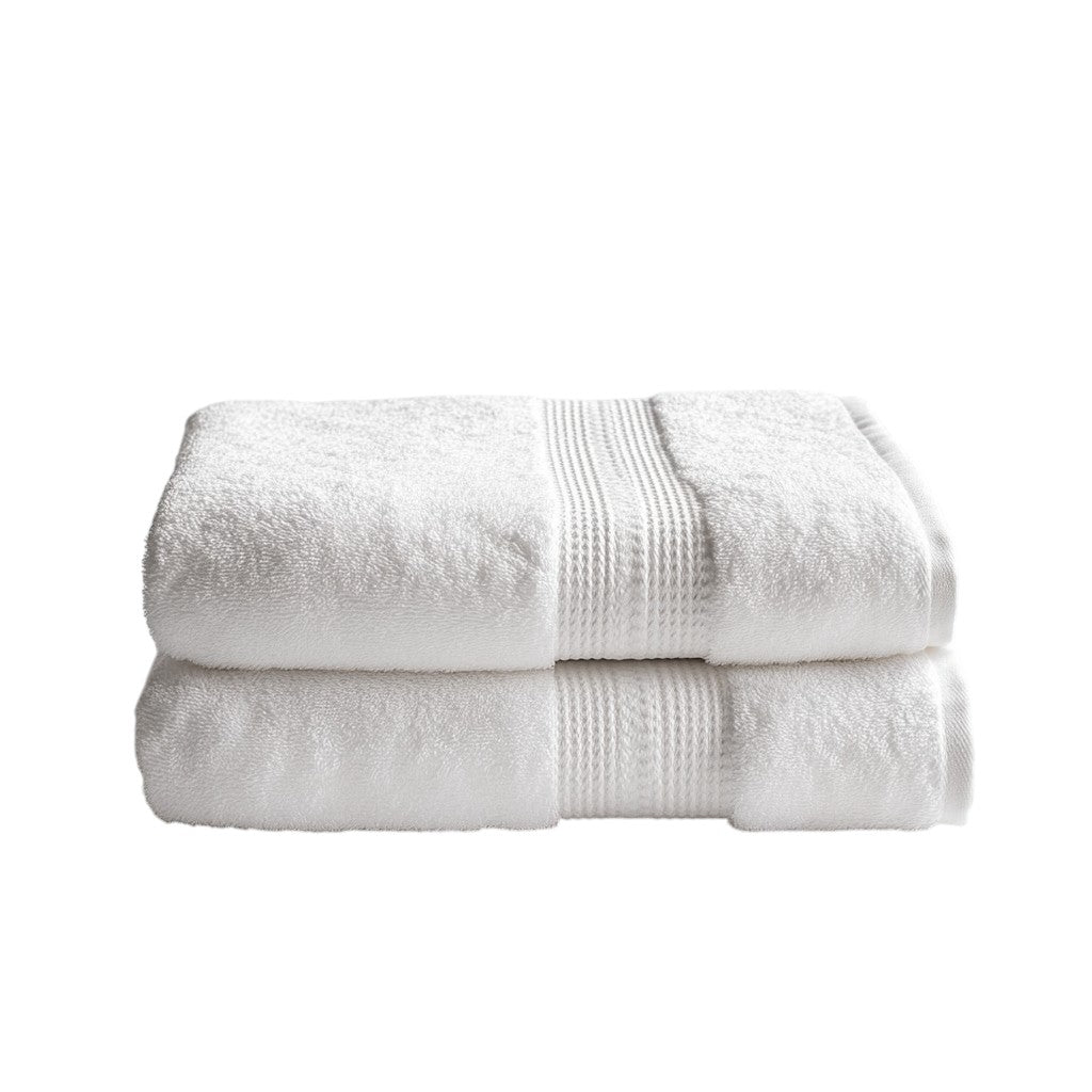 Vjwen Luxury Turkish Bath Towel - Jumbo Size (35" x 70") 800 GSM Extra Thick Combed Cotton - Ultra Soft & Highly Absorbent Hotel Spa Towel - White