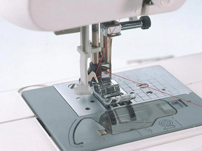 Brother Sewing and Quilting Machine, Computerized, 165 Built-in Stitches, LCD Display, Wide Table, 8 Included Presser Feet, White, 20x12x17