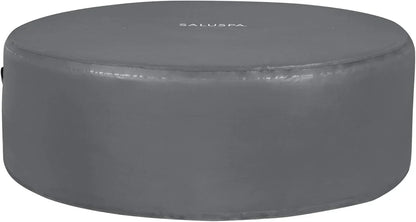 Inflatable Hot Tub Spa (71" x 26") | Portable Hot Tub with 2 Covers (1 Energy-Efficient Thermal Cover and 1 Standard Cover) | Fits Up to 2-4 Persons | Black