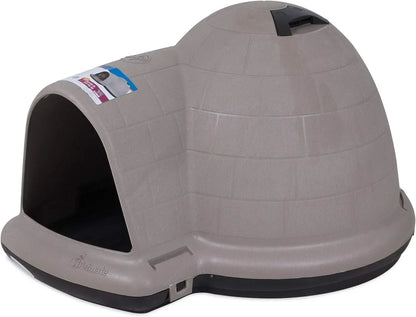 Petmate Indigo Dog House (Igloo Dog House, Made in USA with 90% Recycled Materials, All Weather Protection Pet Shelter) for XL Dogs 90 to 125 pounds, Made in USA